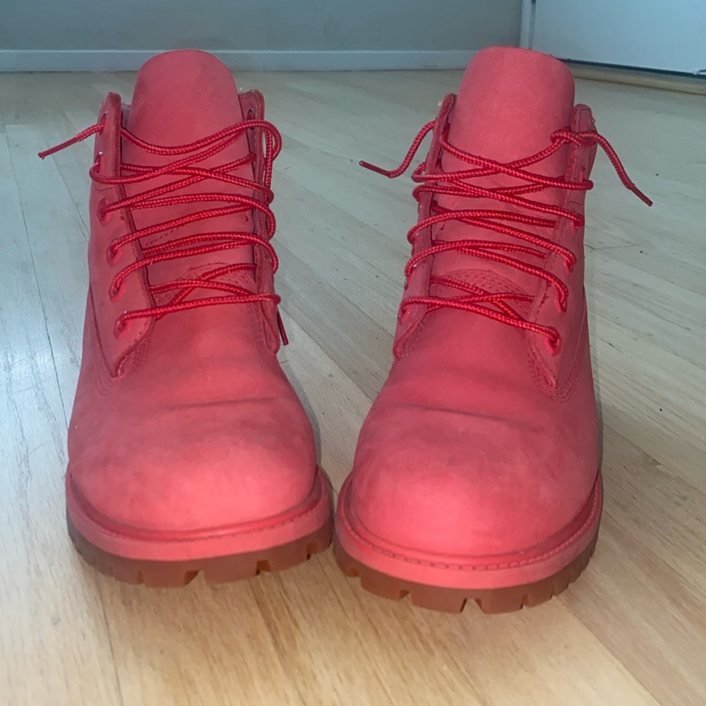 Pink Timberland Boots💕